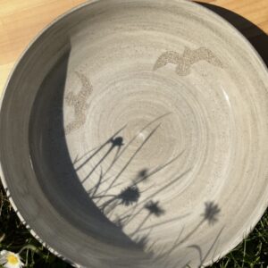 saladier céramique motif mouettes